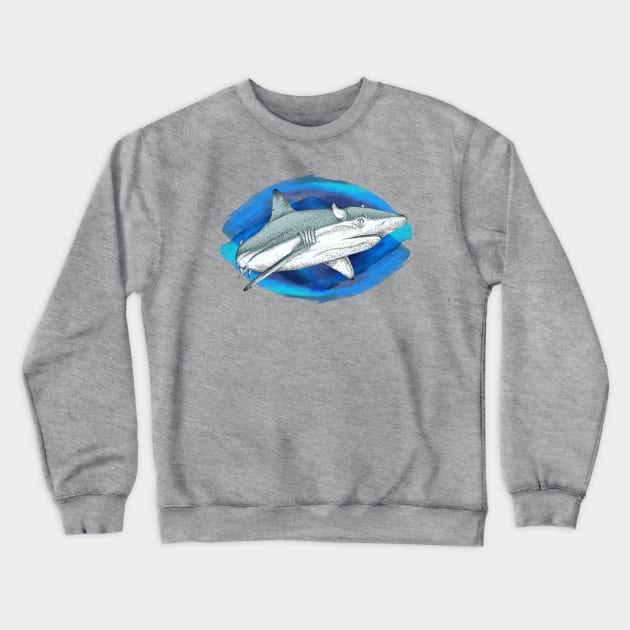 Bull shark Crewneck Sweatshirt by Ndanceart